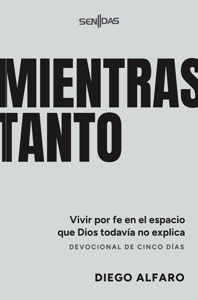 Portada del devocional Mientras tanto